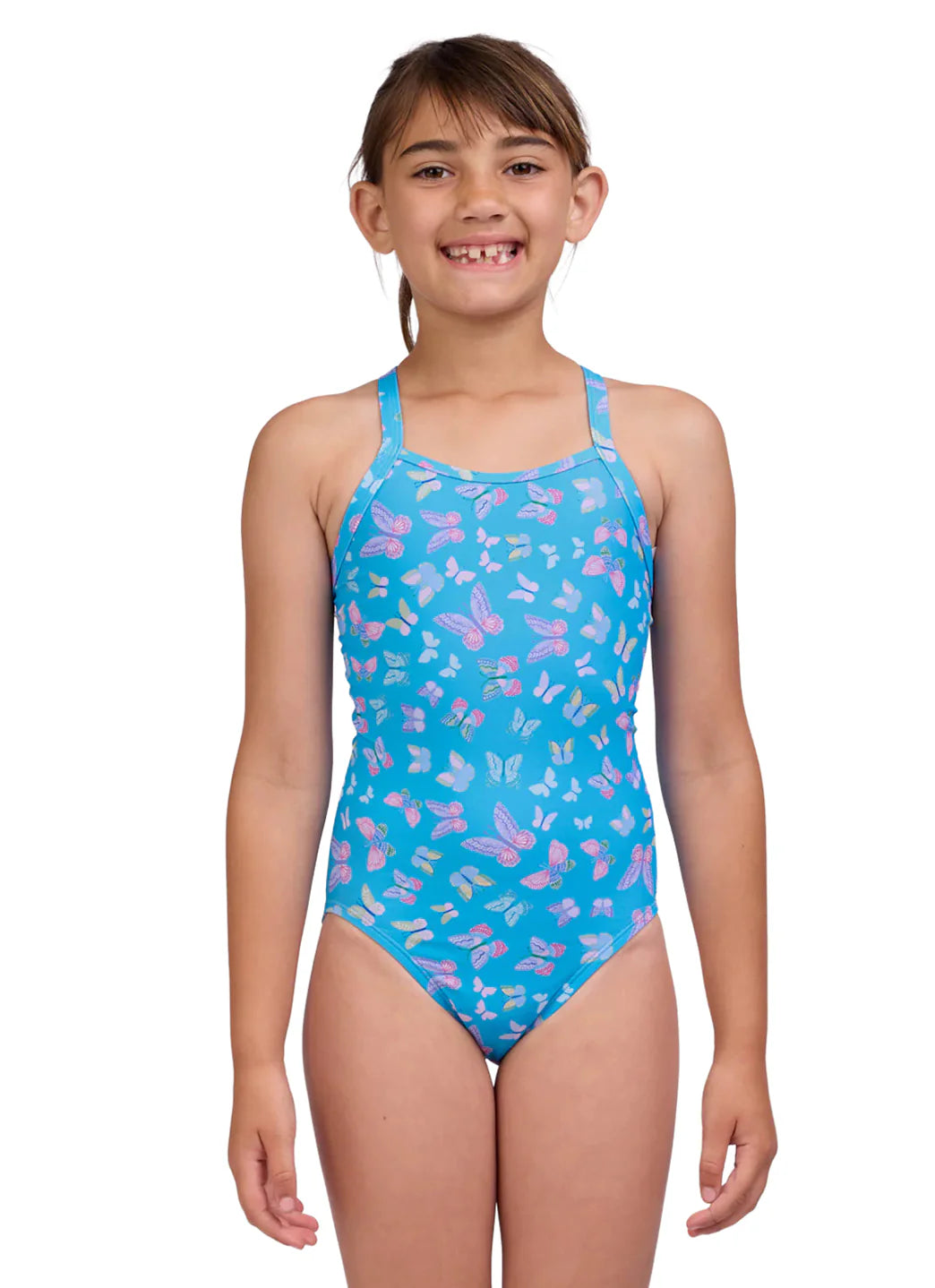 JOLYN Women's Marie Butterflies One Piece Swimsuit