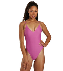 JOLYN Women's Solid Juana One Piece Swimsuit