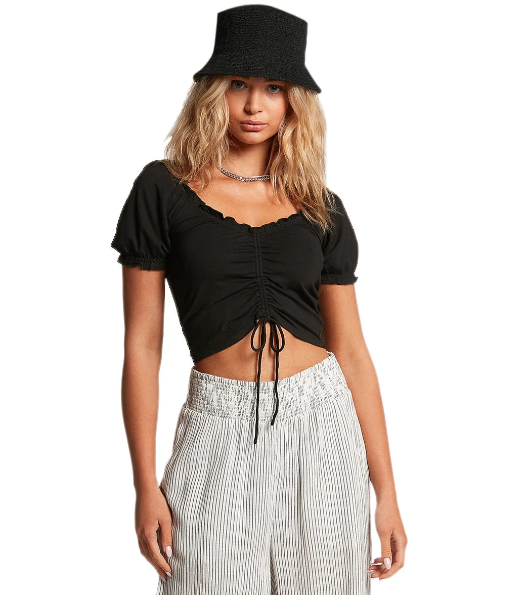 Volcom Women's High Wired Short Sleeve Top