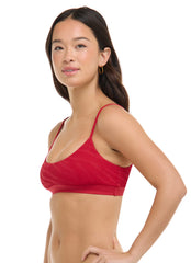 Body Glove Women's Scarlet Aro Spaghetti Straps Bralette Bikini Top
