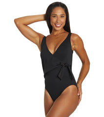 Dolfin Women's Aquashape Moderate Wrap One Piece Swimsuit