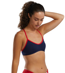 TYR USA Women's Solid Trinity Bikini Top
