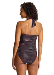 Tommy Bahama Women's Sunset Blooms Reversible Halter Tankini Top
