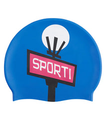 Sporti Paris Metro Pop Silicone Swim Cap