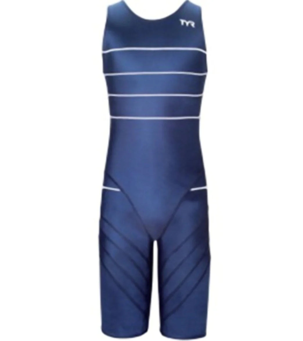 TYR Aqua Shift Male Zipperback Short John Tech Suit Swimsuit