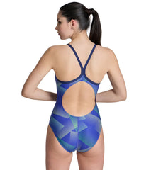 Arena Women's Halftone Lightdrop Back One Piece Swimsuit