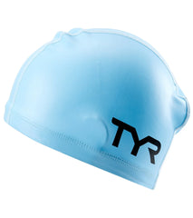 TYR Junior Long Hair Silicone Comfort Swim Cap