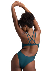 JOLYN Women's Murray Solid One Piece Swimsuit