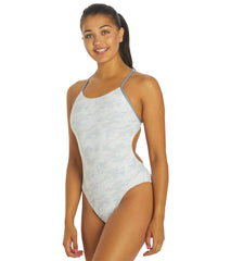 TYR Women's Whiteout Camo Cutoutfit One Piece Swimsuit