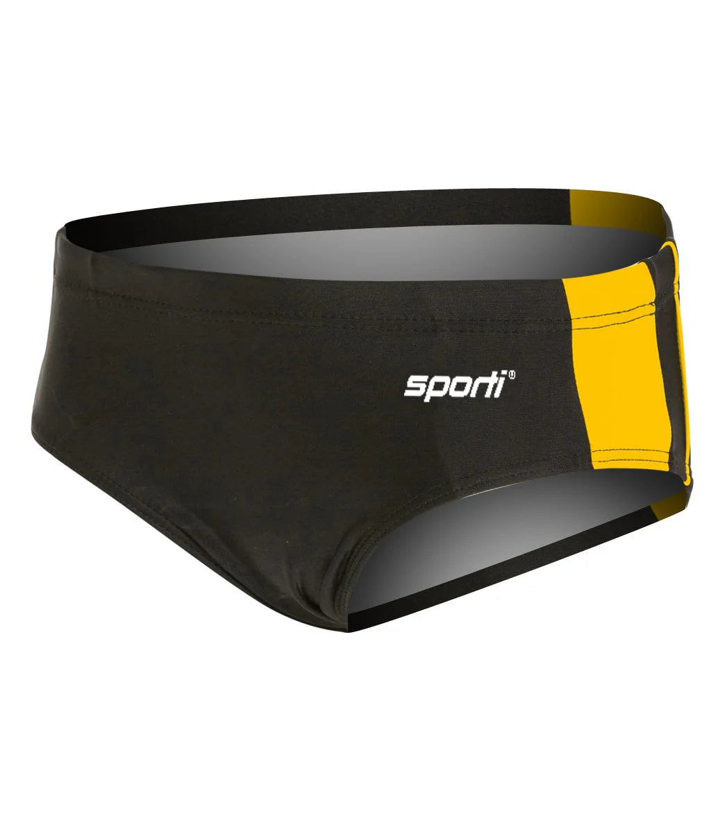 Sporti Piped Splice Brief Swimsuit Youth (22-28)