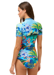 Johnny Was Women's Paradis Short Sleeve Surf Shirt