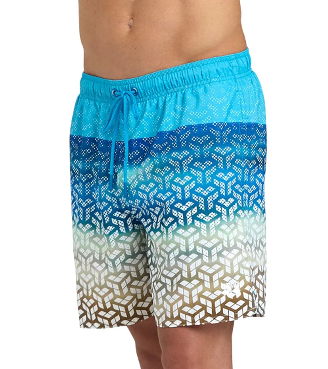 Arena Men's 16" Placed Beach Boxer Swim Trunks