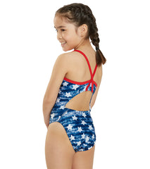 Sporti x Alex & Gretchen Walsh Pool Star Thin Strap One Piece Swimsuit Youth (22-28)
