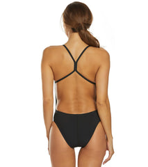 Speedo Vibe Women's The One Back Solid One Piece Swimsuit