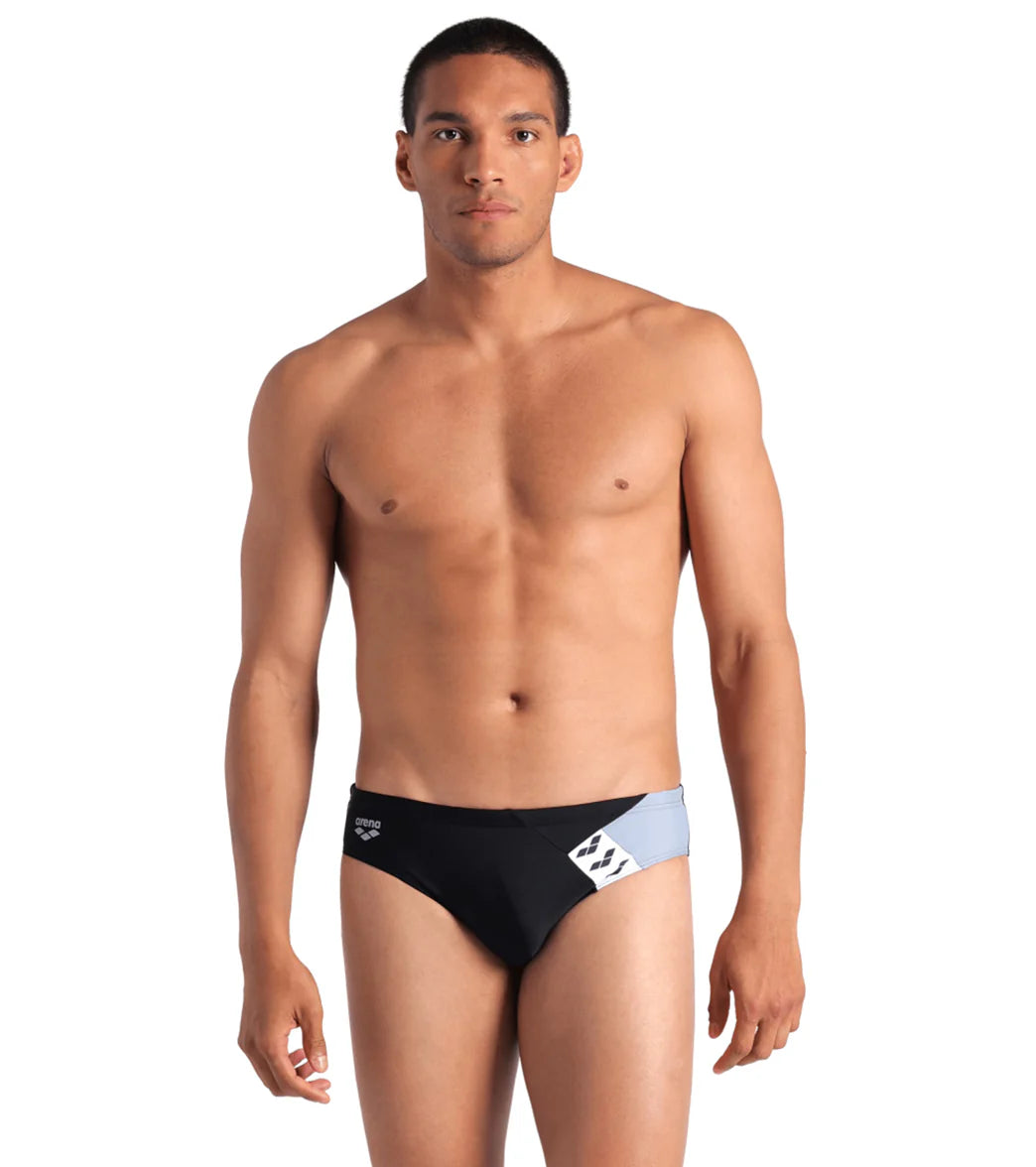Arena Men's Stripe Brief Swimsuit