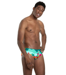Sporti x She Is This Limited Edition Mountain Flower Brief Swimsuit