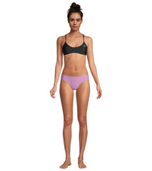 Speedo Women's Solid Tie Back Bikini Top