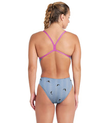 Arena Women's Lydia Jacoby Orca Challenge Back One Piece Swimsuit