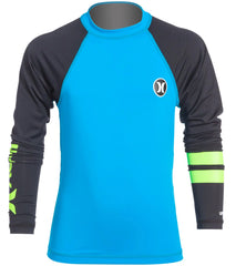 Hurley Boys' Icon Long Sleeve Rashguard (8yrs-16yrs)