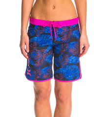 Hurley Women's Supersuede Printed 9" Beachrider Palm Boardshort