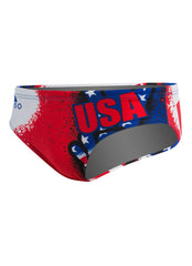 Turbo Men's USA Victory Water Polo Brief