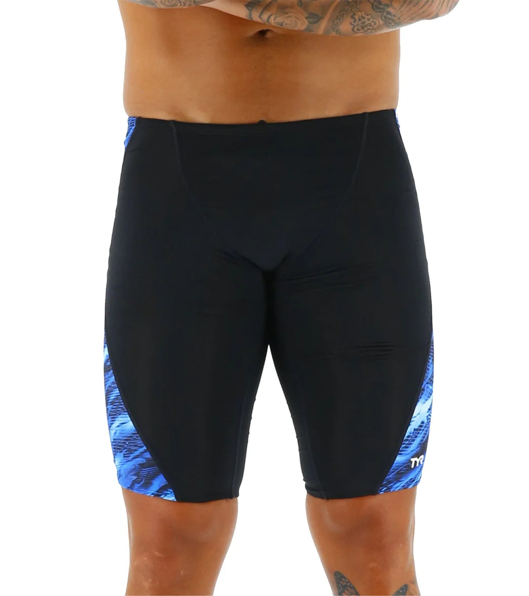 TYR Men's Cadence Blade Splice Jammer Swimsuit