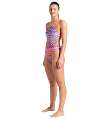 Arena Women's Ondulation Lace Back One Piece Swimsuit