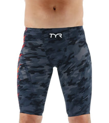 TYR Men's Venzo Camo High Waist Jammer Tech Suit Swimsuit