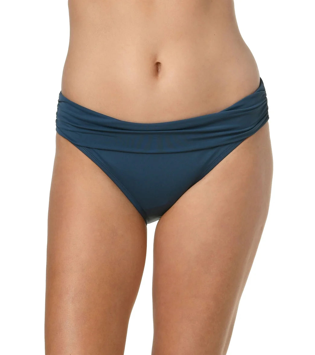 Jantzen Women's Solid Foldover Bikini Bottom