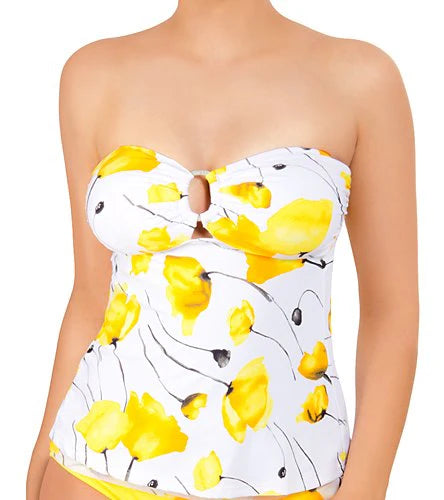 Jantzen Floral Festival Halterkini Bikini Top