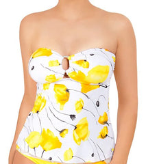 Jantzen Floral Festival Halterkini Bikini Top