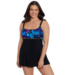 Longitude Women's Gypsy Empire Princess Seam Swim Dress