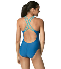 Speedo Women's Thin Strap One Piece Swimsuit
