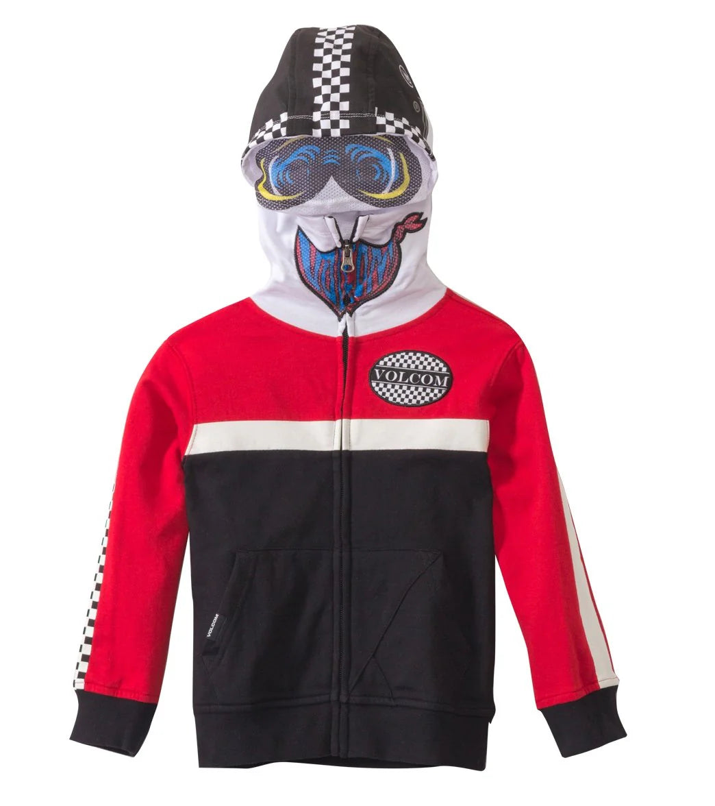 Volcom Boys' In the Race L/S Full Zip Hoodie (2T-4T)