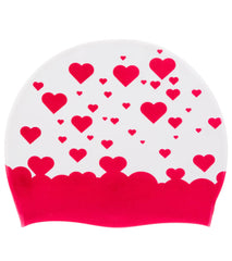 Sporti Love Bubbles Silicone Swim Cap