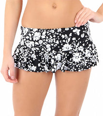 Beach House Swimwear Lake Side Floral Ruffle Swim Skirted Bikini Bottom