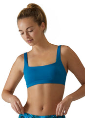 TYR Active Women's Solid Kelly Square Neck Bikini Top