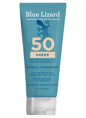 Blue Lizard Sheer Body Mineral SPF 50 Sunscreen Lotion 3 oz