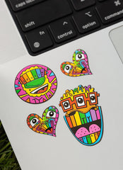 Sporti x Tyler Wallach Studio Limited Edition Sticker Sheet