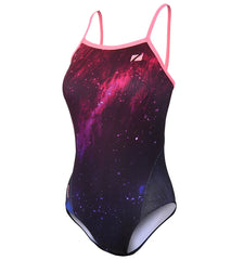 Zone3 Women's Strap Back Cosmic Swimsuit