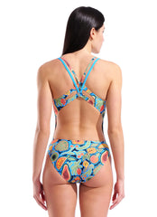 Arena Women's Fruits Lace Plus Back One Piece Swimsuit