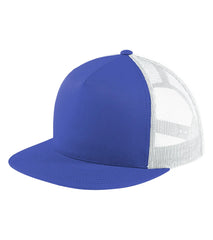 Sport-Tek Flat Bill Trucker Hat