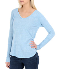 Hurley Girls' Solid Skinny L/S Hooded Shirt