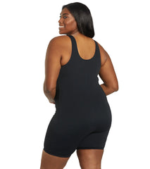 Sporti Plus Size HydroLast Chlorine Resistant Scoop Back Unitard One Piece Swimsuit