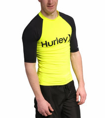 Hurley Men's One & Only Neon S/S Rashguard