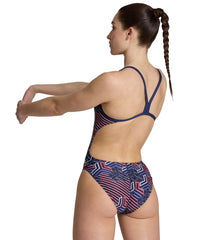 Arena Women's Kikko Pro Challenge Back One Piece Swimsuit