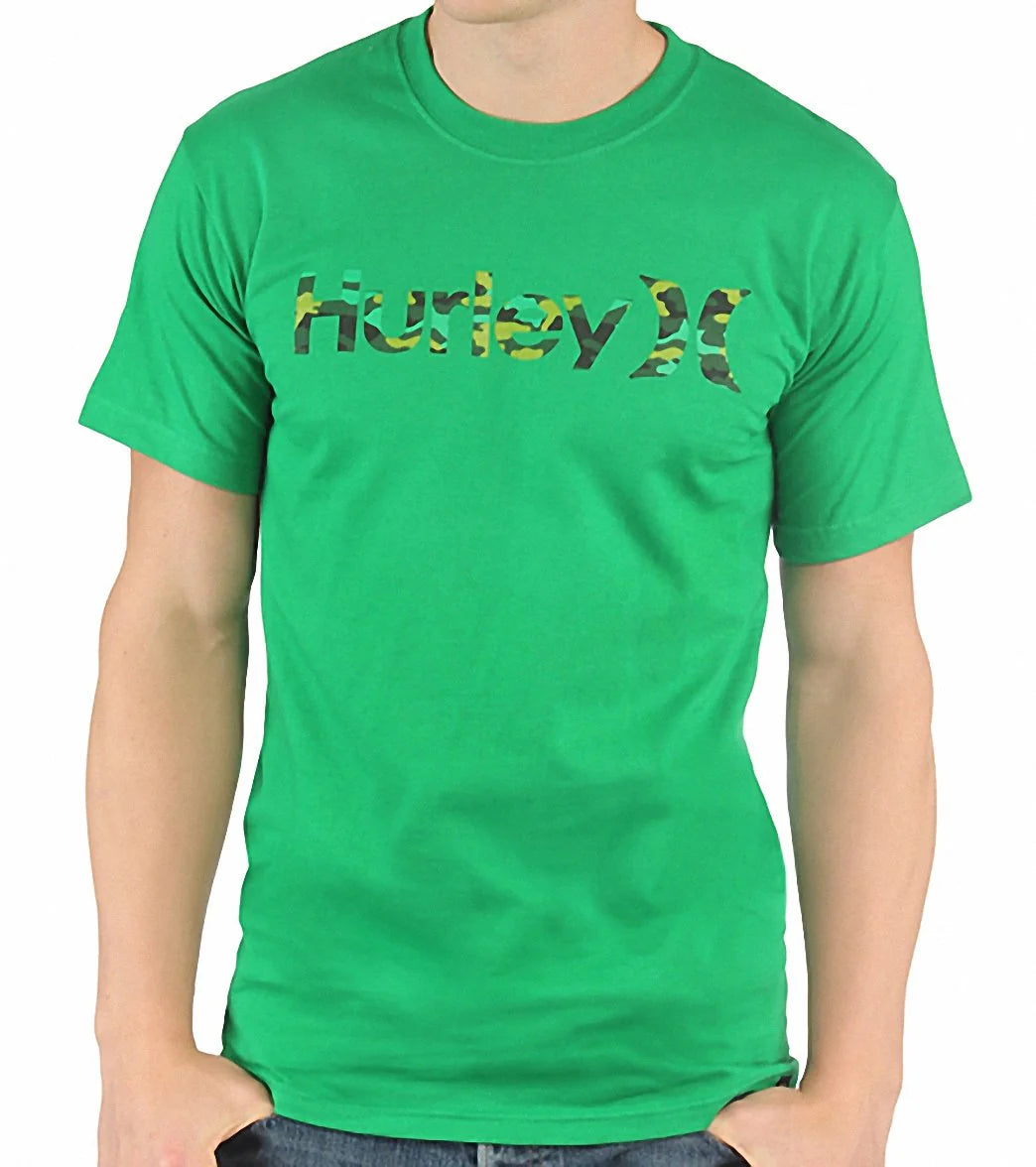 Hurley Guys' One & Only Camo Regular S/S T-Shirt