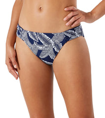 Tommy Bahama Women's Island Cays Palms Reversible Shirred Bikini Bottom