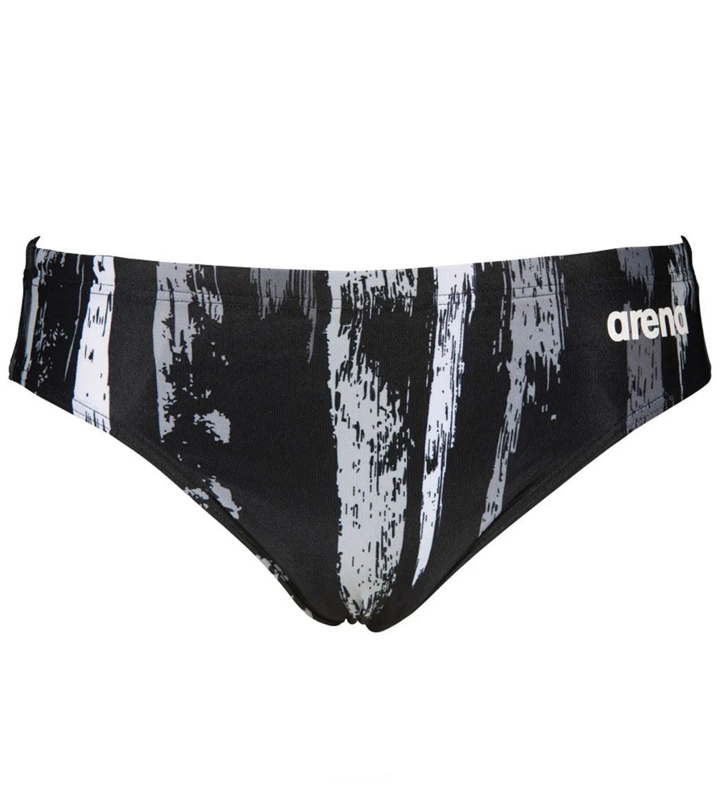 Arena Men's Team Painted Stripes Brief Swimsuit