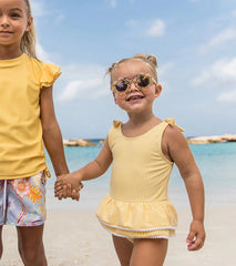 Snapper Rock Girls' Yellow Daisy Sunglasses